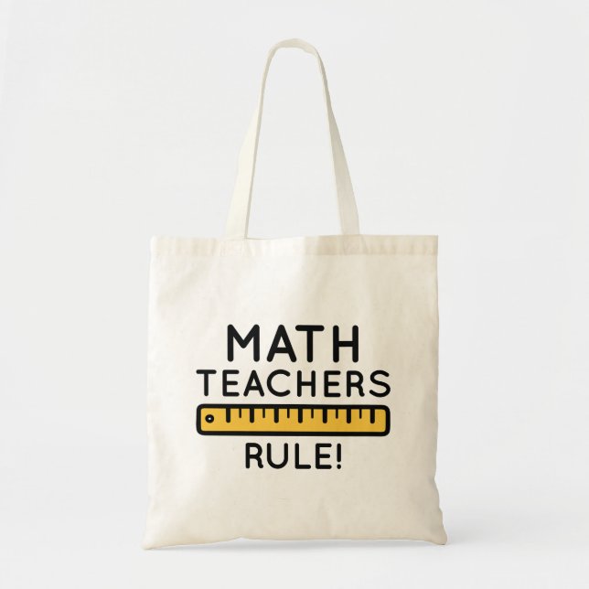 Tote Bag Les professeurs de mathématiques gouvernent (Devant)