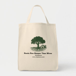 Tote Bag Les Racines Sont Plus Profondes Que Les Fils