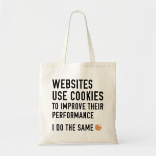 Tote Bag Les sites Web utilisent des cookies