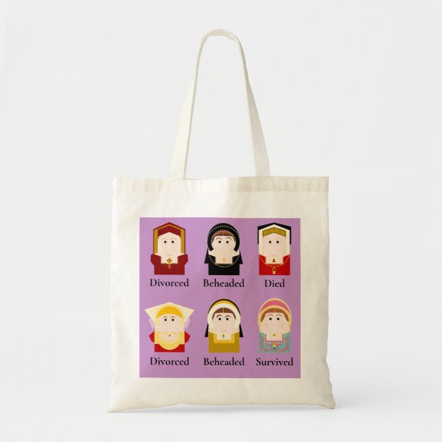 Tote Bag Les six femmes d'Henri VIII (Devant)