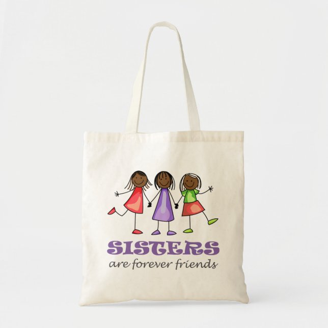 Tote Bag Les Soeurs Sont Des Amis Pour Toujours (Devant)