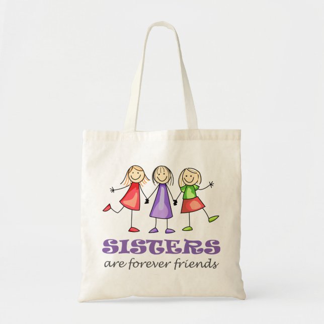 Tote Bag Les soeurs sont pour toujours (Devant)