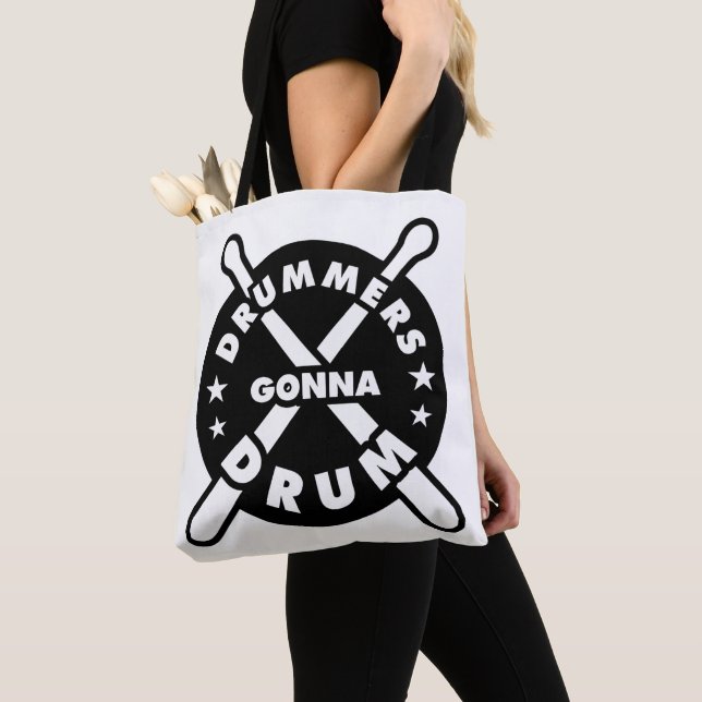 Tote Bag Les tambours vont à la batterie (De près)