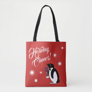 Tote Bag Les vacances encouragent le pingouin