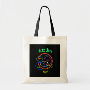 Tote Bag Les vies de jazz