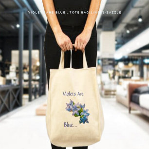 Tote Bag Les Violettes Sont Bleues...