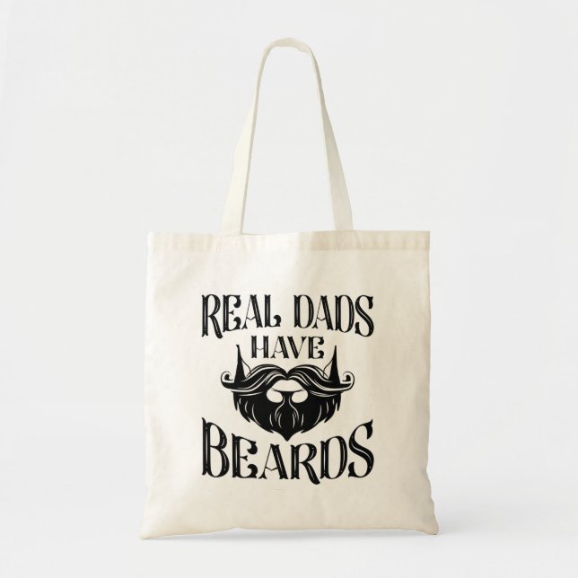 Tote Bag Les vrais papas ont des oreilles (Devant)