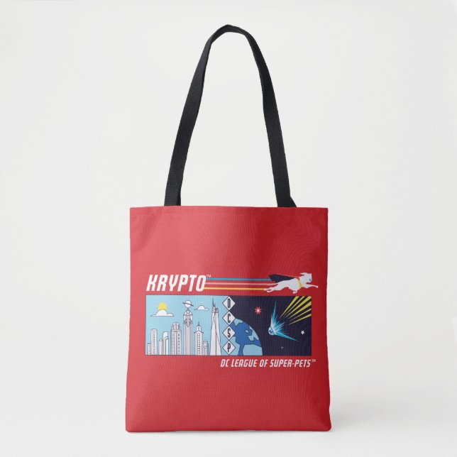 Tote Bag L'espace extra-atmosphérique de Krypto vers la mét (Devant)