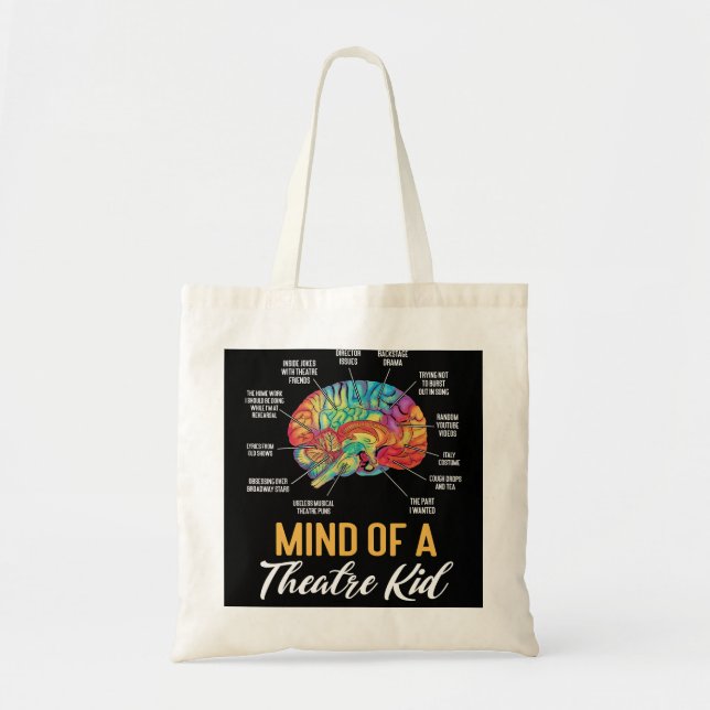 Tote Bag L'esprit d'un théâtre L'actrice pour enfants Broad (Devant)