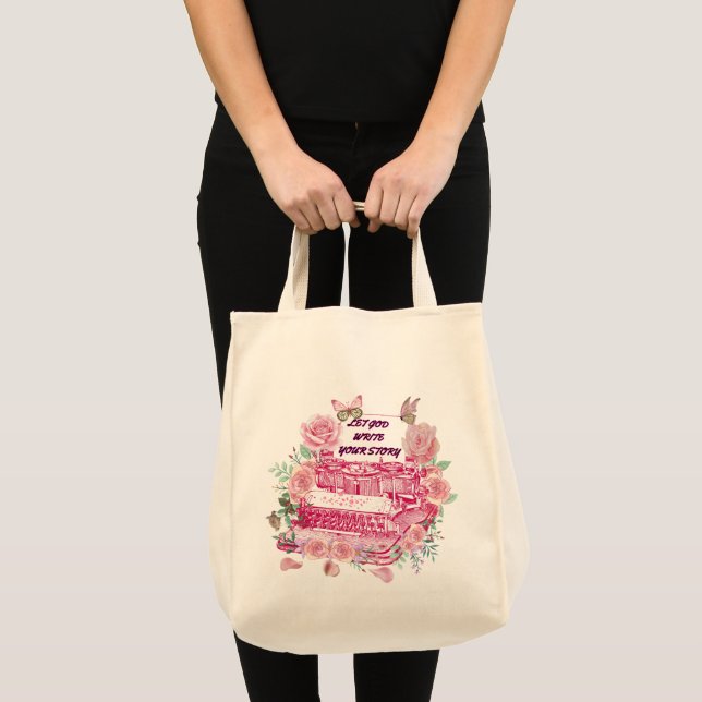 Tote Bag Let God write your story (Devant (produit))