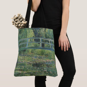 Tote Bag L'étang À Eau, Peinture À L'Huile Paysagère, Monet