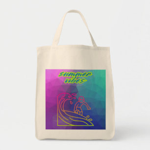 Tote Bag L'été vibes garçon surf.