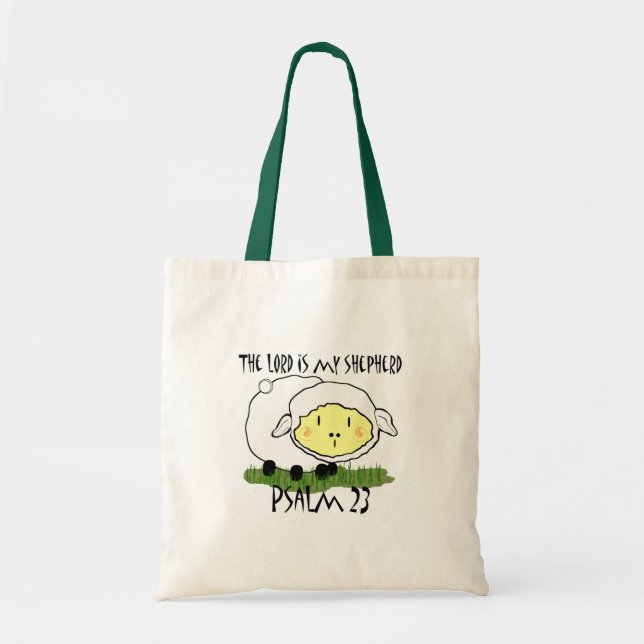 Tote Bag L'Éternel est mon berger Psalm 23 T-shirt bébé - U (Devant)