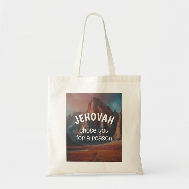 Tote Bag L'Éternel vous a choisi pour une raison | JW (Devant)