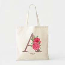 Lettre A Nom personnalisé monogramme femme d'affai