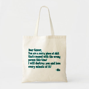 Tote Bag Lettre au Cancer