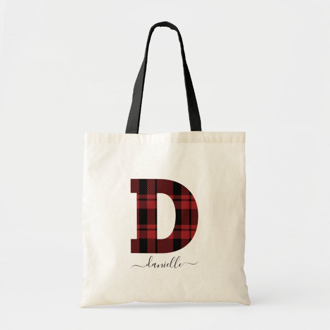 Tote Bag Lettre "D" (Devant)