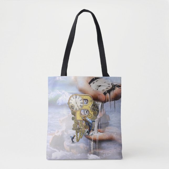 Tote Bag Lettre d'anniversaire B (Devant)