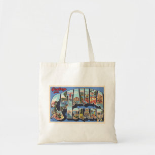 Tote Bag LETTRE GRANDE CARTE Postale Catalina Island Califo