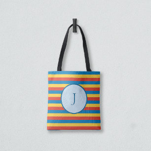 Tote Bag Lettre initiale Couleur primaire triée