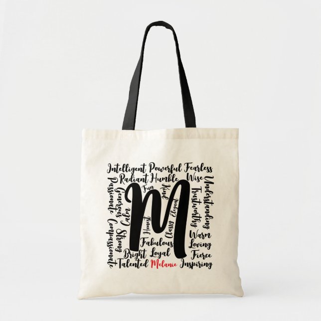 Tote Bag Lettre M (Devant)