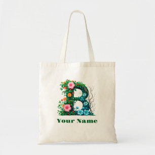 Tote Bag Lettre personnalisée B
