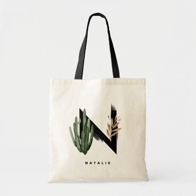 Tote Bag LETTRE SUCRE BOHON H MONogramme Épouse (Devant)