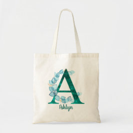Tote Bag LETTRE Turquoise UNE GUERRE D'ÉCalyptus Bleu