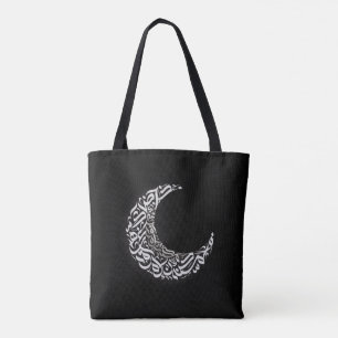 Tote Bag Lettres arabes de lune