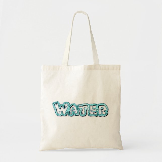 Tote Bag Lettres d'eau potable (Devant)