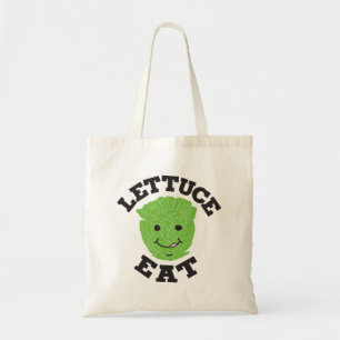 Tote Bag Lettuce Eat Drôle Citations Art Lettuce Art Design
