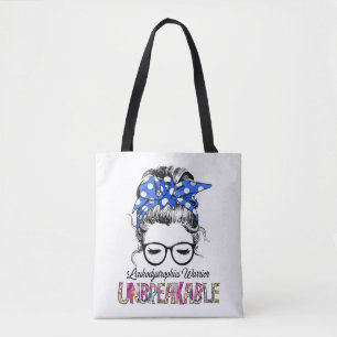 Tote Bag Leukodystrophies Sensibilisation Ribbon Support Ca