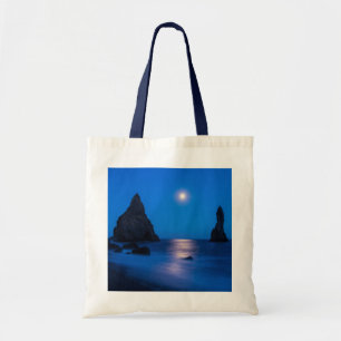 Tote Bag Lever de lune   Islande, Reynisdrangur