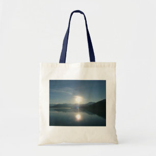 Tote Bag Lever de soleil sur College Fjord Alaska Photograp