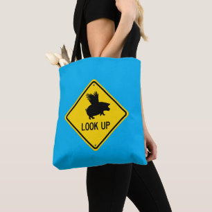 Tote Bag Levez Vos Yeux Pour Les Porcs Peut Voler