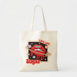 Tote Bag Lèvres Comme Du Sucre