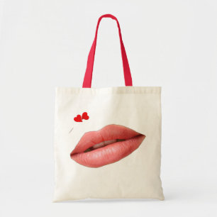 Tote Bag Lèvres rouges