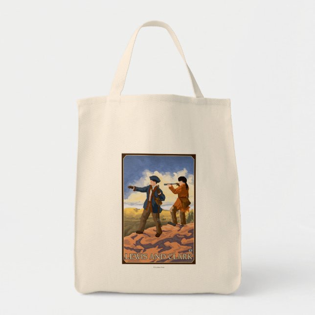 Tote Bag Lewis et Clark Explorer l'Ouest (Devant)