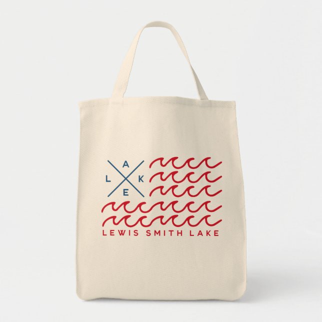 Tote Bag Lewis Smith Lake Drapeau Fourre-tout (Devant)
