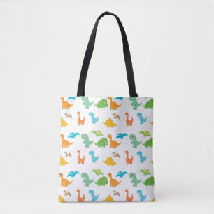 Tote Bag Lézard coloré de T-Rex de décor de dinosaure de