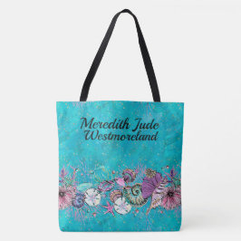 Tote Bag LG. Belle Plage Partout Imprimer Fourre-tout Voir