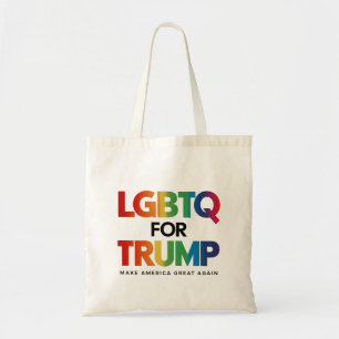 TOTE BAG LGBTQ POUR TRUMP GAY LESBIENNE POUR TRUMP 2024