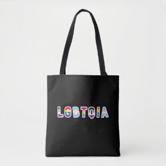 Tote Bag LGBTQIA Pride Flag LGBT Asexual Bi Pansexual Tran