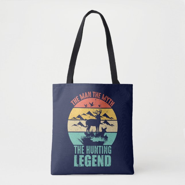 Tote Bag L'Homme - Le Mythe - La Légende de la chasse (Devant)
