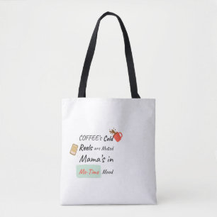 Tote Bag L'humeur du moment café froid et repos