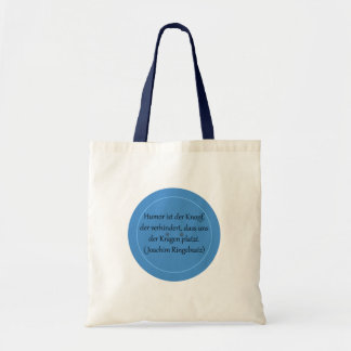 Tote Bag L'humour est le bouton qui empêche...