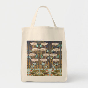 Tote Bag Libellules Nymphéas Marais Art Nouveau