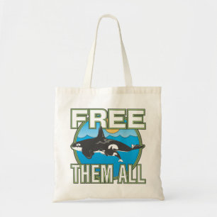 Tote Bag Libérez-les tous (les baleines)