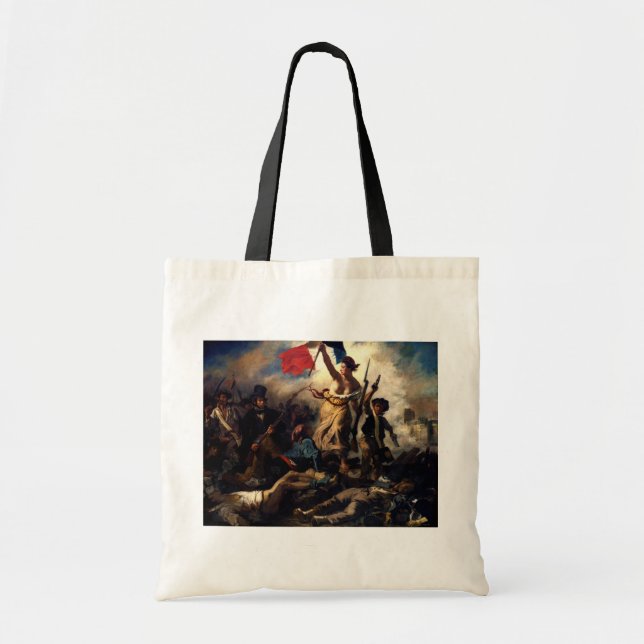 Tote Bag Liberté à la tête du peuple, Eugene Delacroix (Devant)