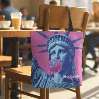 Liberté n'est pas libre Retro Pop Statue de la Lib
